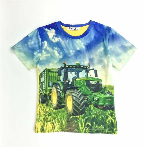 TShirt Trekker JOHN DEERE Jongens Blauw