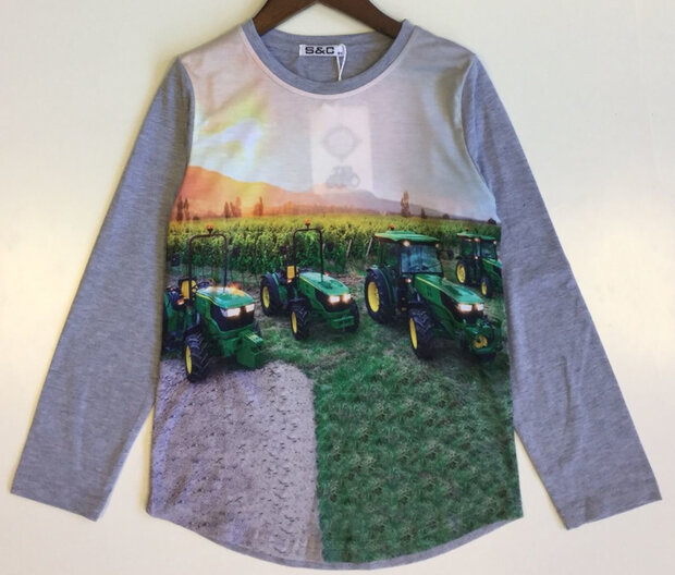 Trekker Shirt John Deere Grijs