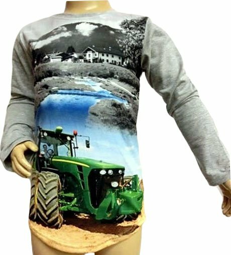 Trekker Shirt John Deere Grijs