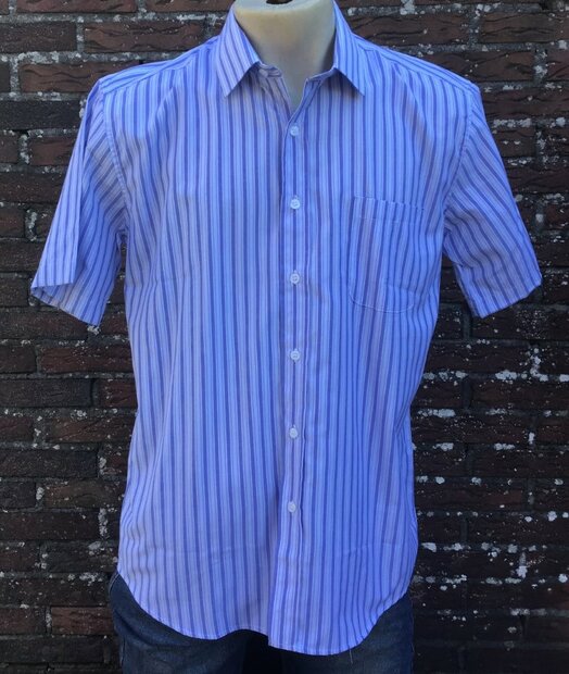 DBC Blouse Heren Blauw / Wit