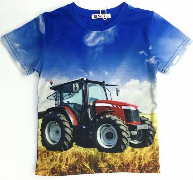 TShirt Trekker MASSEY FERGUSON Jongens blauw