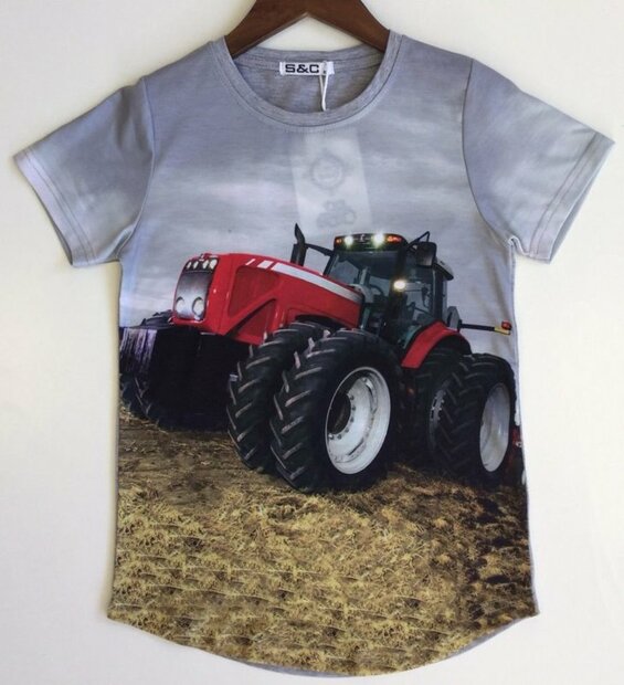 TShirt Trekker MASSEY FERGUSON Jongens Grijs