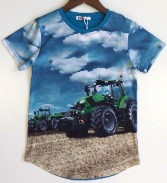 tshirt Trekker (DEUTZ) Jongens Blauw