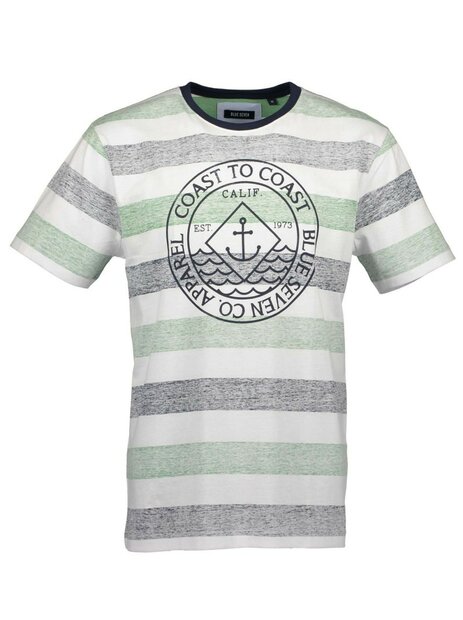 Blue Seven Tshirt Heren Groen