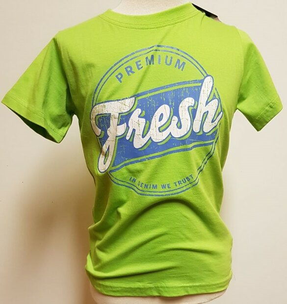 Tshirt Jongens Groen, maat 134