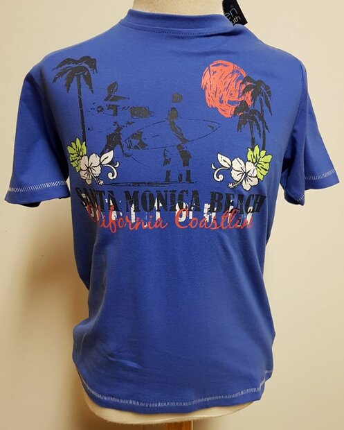 Blue Seven T-Shirt Jongens Blauw, maat 140