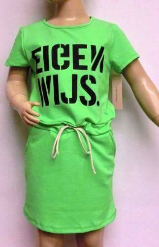 Jurk Eigenwijs Groen