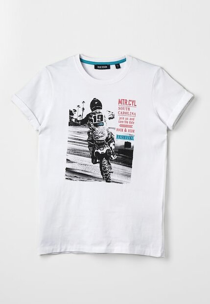 Blue Seven Tshirt Jongens Wit