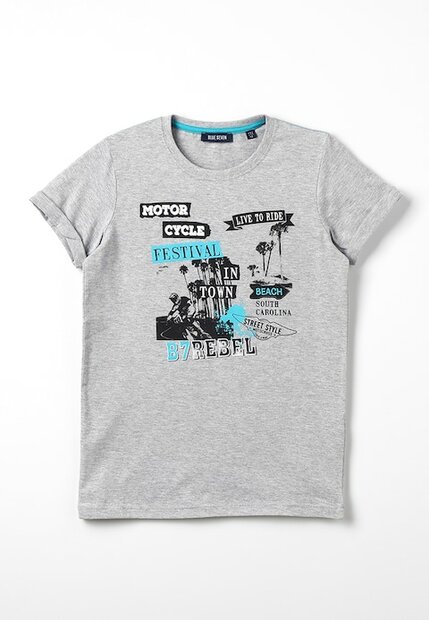 Blue Seven Tshirt Jongens Grijs