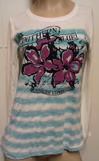 Blue Seven Shirt Dames Wit