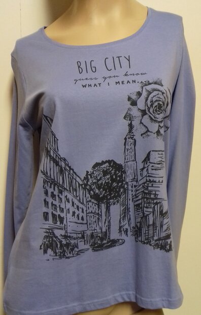 Blue Seven Shirt Dames Lavendel