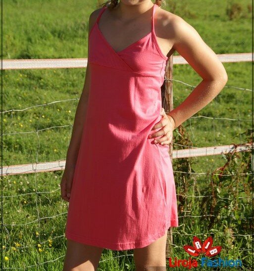 Jurk Meisjes Raspberry