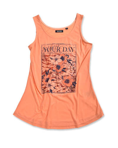 Hemd / Top Dames Oranje