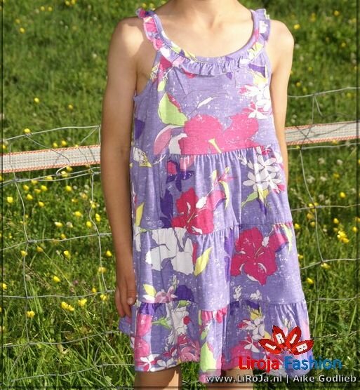 Jurkje Meisjes Paars, maat 92