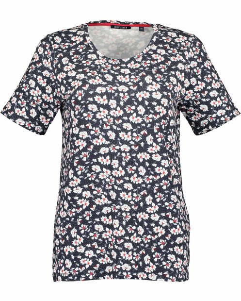 Blue Seven Dames Tshirt Donkerblauw