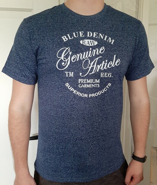 Blue Seven Tshirt Heren Blauw