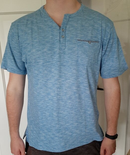 Blue Seven Tshirt Heren Blauw