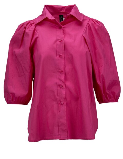 Iz Naiz  Poplin Blouse Dames Pink