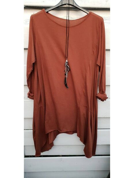 Tuniek Dames Bruin, One Size