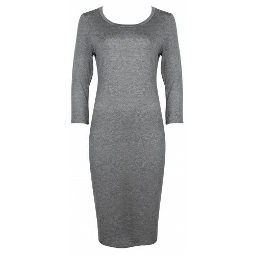 Lange Jurk Dames Grijs