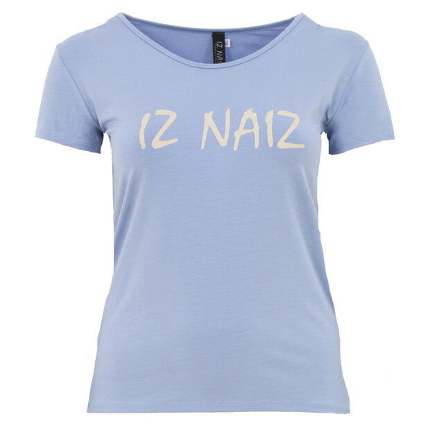IZ NAIZ Tshirt Lichtblauw