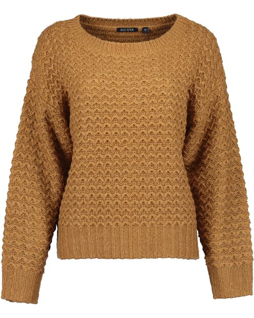 BLUE SEVEN Pullover Dames Camel