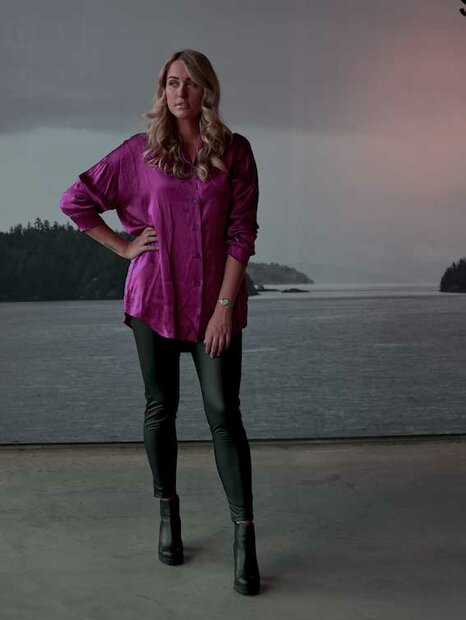 IZ NAIZ Blouse Lang Pink