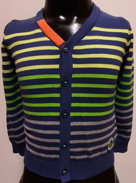 BLUE SEVEN vest Blauw, maat 98