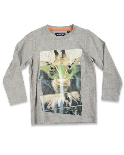 Blue Seven Shirt Jongens Grijs