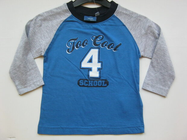 Shirt jongens blauw