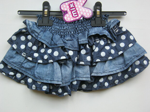 rok stippen Meisjes, maat 140