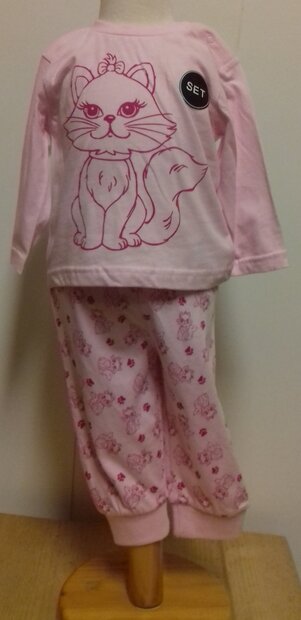 Pyjama Poes Roze