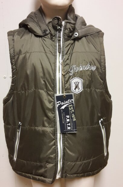 Pointer Bodywarmer Olijfgroen, maat 140