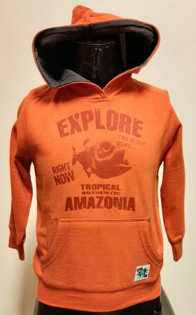 Sweater Oranje, maat 98