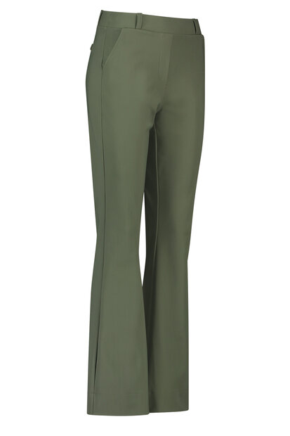 Flair Broek Dames Olijfgroen