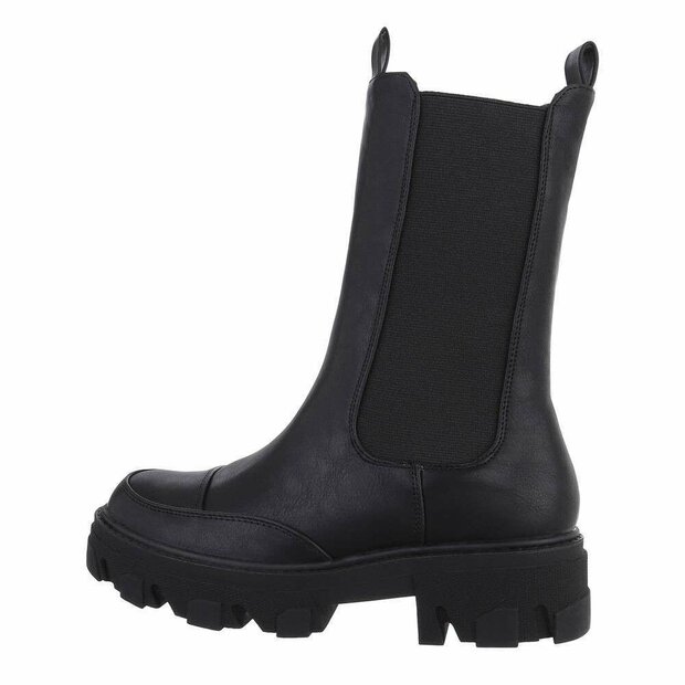 Chelsey Boots Dames Zwart