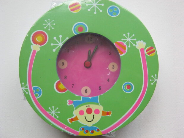 Houten klok Groen, model prinses