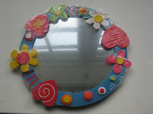 Spiegel Hartjes Blauw