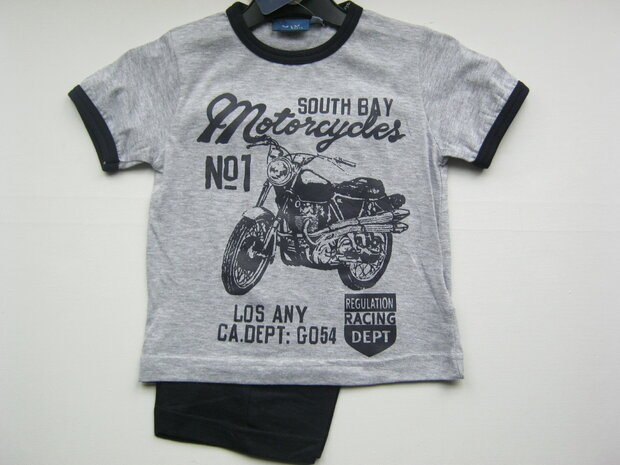 Pyjama Motor Grijs