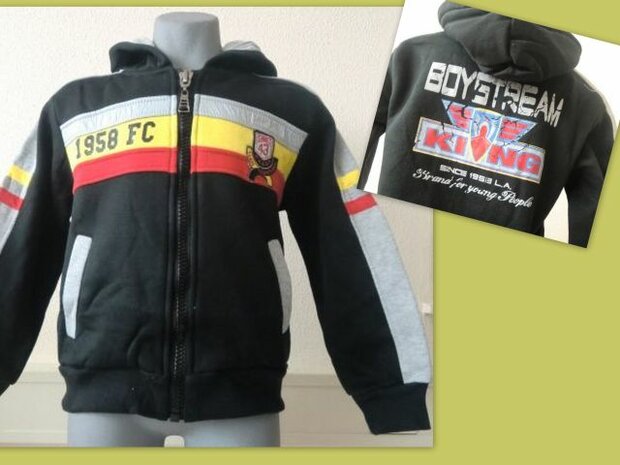 Trainingspak Zwart, maat 98/104