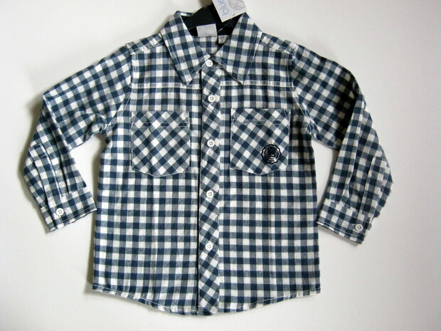 BLUE SEVEN Blouse Blauw/Wit