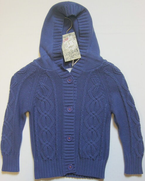 Vestje Meisjes Jeansblauw, 98