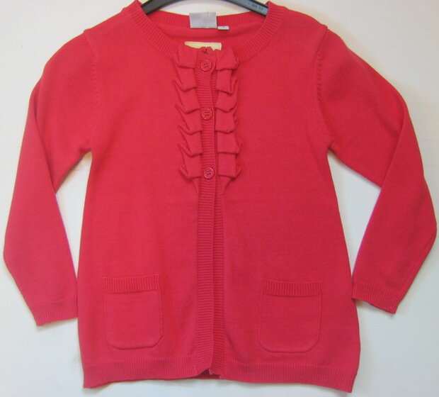Vest Meisjes Rood/Pink, maat 98