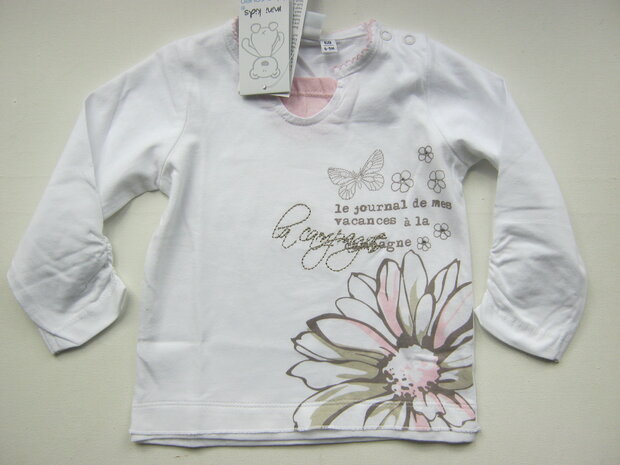 BLUE SEVEN Shirt Meisjes Wit