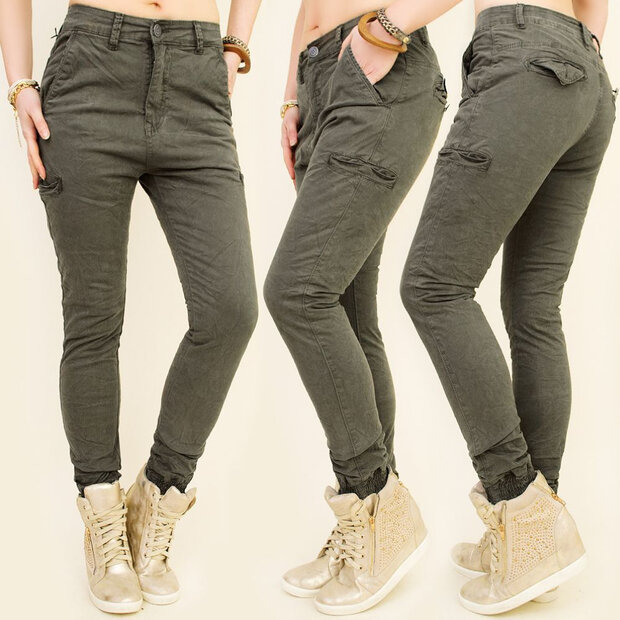 Broek Dames Legergroen