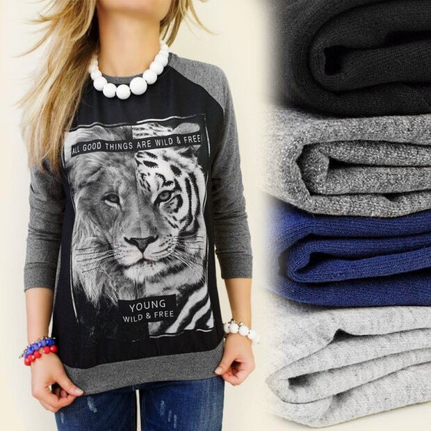 Sweater Meisjes Antraciet, maat 152