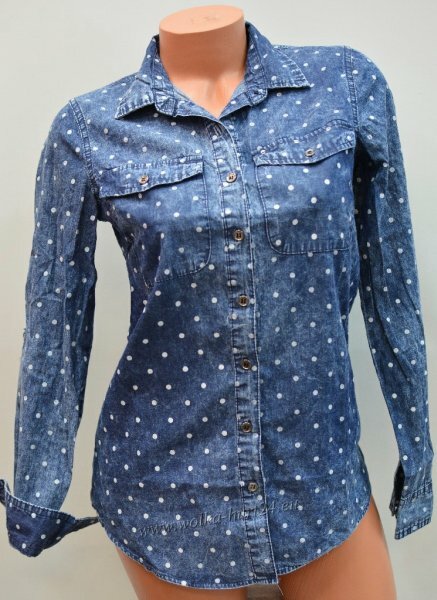 Jeansblouse Meisjes, maat 164