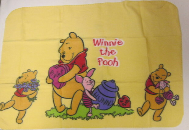 Fleece Dekentje Geel