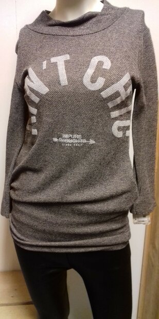 Tuniek / Trui Dames Taupe, ONE SIZE