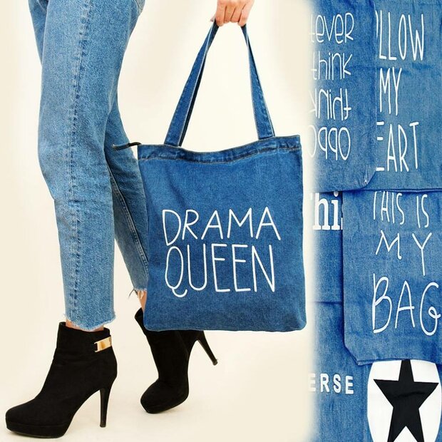 Tas COFFEE LOVER Donkerblauw